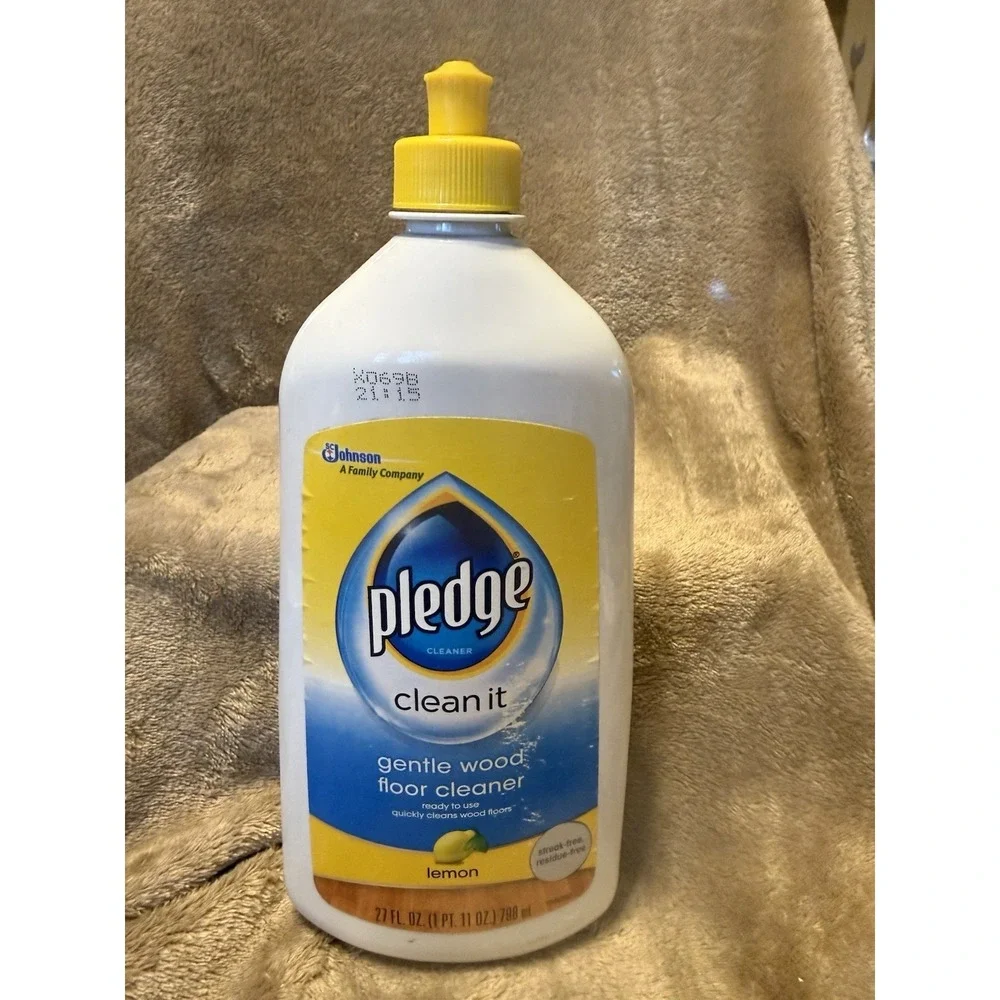 Pledge Clean It Gentle Wood Floor Cleaner Lemon 27oz‎ Discontinued HTF